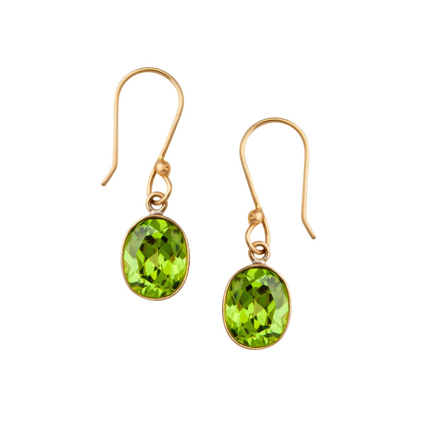 charles albert Alchemia Lab Created Peridot Oval Drop Earrings Alchemia Earrings