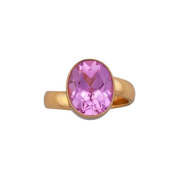 charles albert Alchemia Lab Created Pink Sapphire Adjustable Ring Alchemia Rings