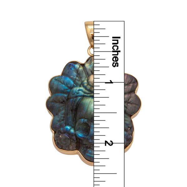 Charles Albert Alchemia Labradorite Headdress Skull Pendant Alchemia Pendants