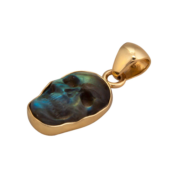 Charles Albert Alchemia Labradorite Skull Pendant - Extra Small Alchemia Pendants
