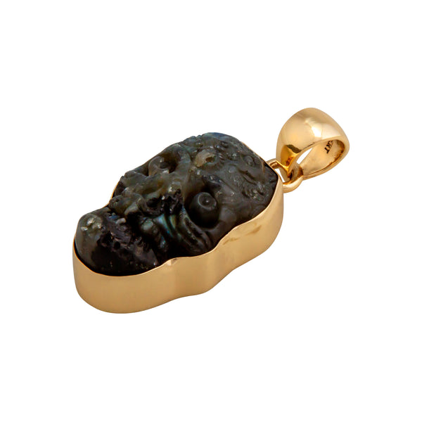 Charles Albert Alchemia Labradorite Sugar Skull Pendant Alchemia Pendants