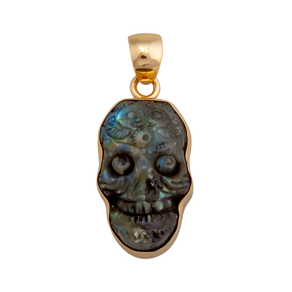 charles albert Alchemia Labradorite Sugar Skull Pendant Alchemia Pendants