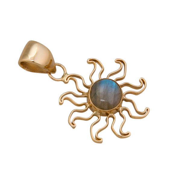 Charles Albert Alchemia Labradorite Sun Pendant Alchemia Pendants