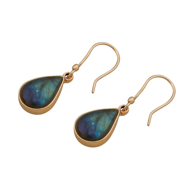 Charles Albert Alchemia Labradorite Teardrop Earrings Alchemia Earrings