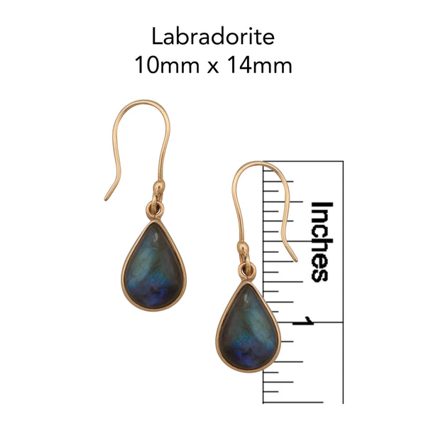 Charles Albert Alchemia Labradorite Teardrop Earrings Alchemia Earrings