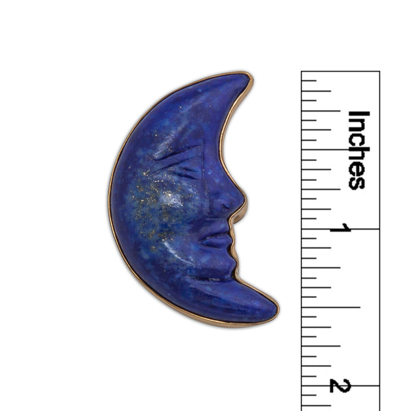 Charles Albert Alchemia Lapis Lazuli Crescent Moon Adjustable Ring Alchemia Rings