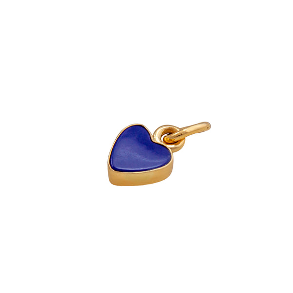 Charles Albert Alchemia Lapis Lazuli Heart Charm Pendant Alchemia Pendants