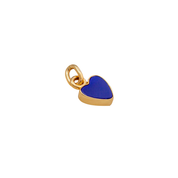 Charles Albert Alchemia Lapis Lazuli Heart Charm Pendant Alchemia Pendants