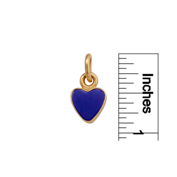 Charles Albert Alchemia Lapis Lazuli Heart Charm Pendant Alchemia Pendants