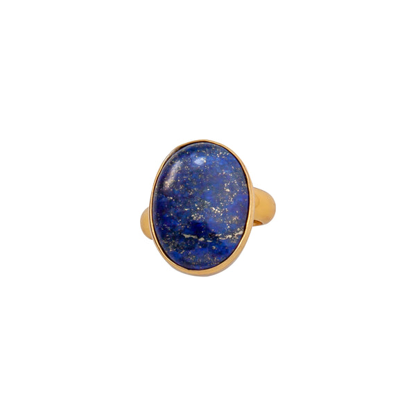 Charles Albert Alchemia Lapis Lazuli Oval Adjustable Ring Alchemia Rings