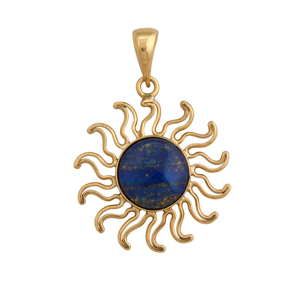 charles albert Alchemia Lapis Lazuli Sun Pendant Alchemia Pendants