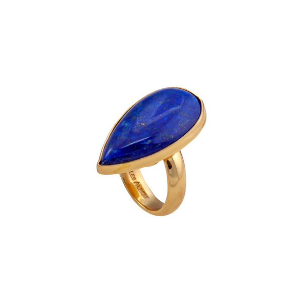 Charles Albert Alchemia Lapis Lazuli Teardrop Adjustable Ring Alchemia Rings