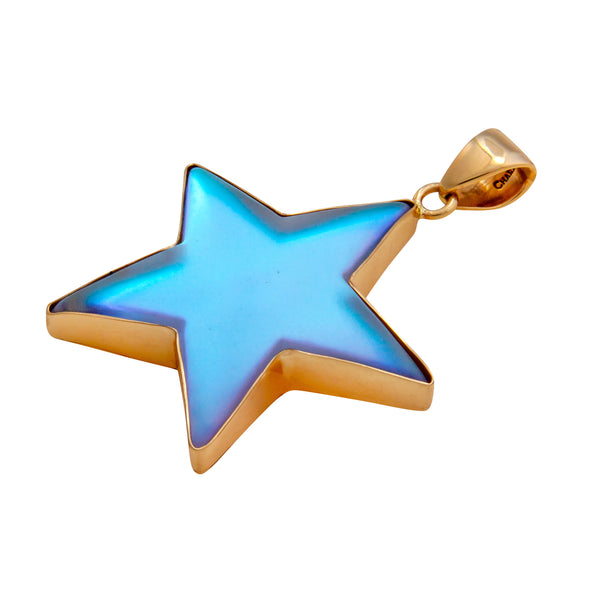 Charles Albert Alchemia Large Luminite Star Pendant Alchemia Pendants