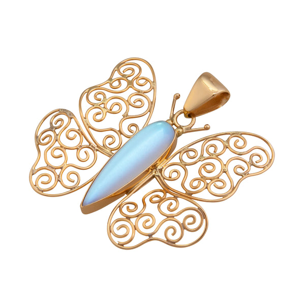 Charles Albert Alchemia Luminite Butterfly Pendant Alchemia Pendants