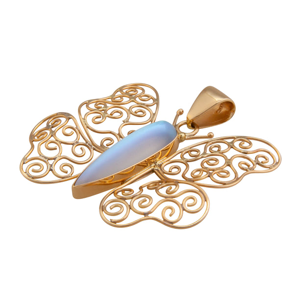 Charles Albert Alchemia Luminite Butterfly Pendant Alchemia Pendants