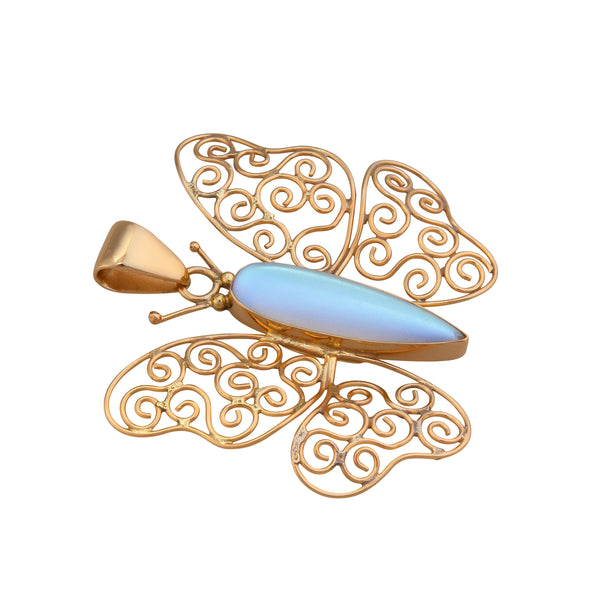 Charles Albert Alchemia Luminite Butterfly Pendant Alchemia Pendants