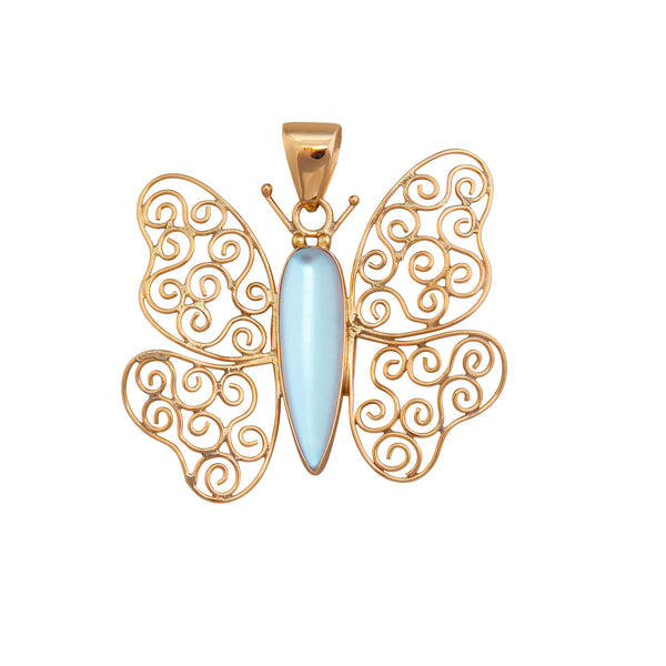 charles albert Alchemia Luminite Butterfly Pendant Alchemia Pendants