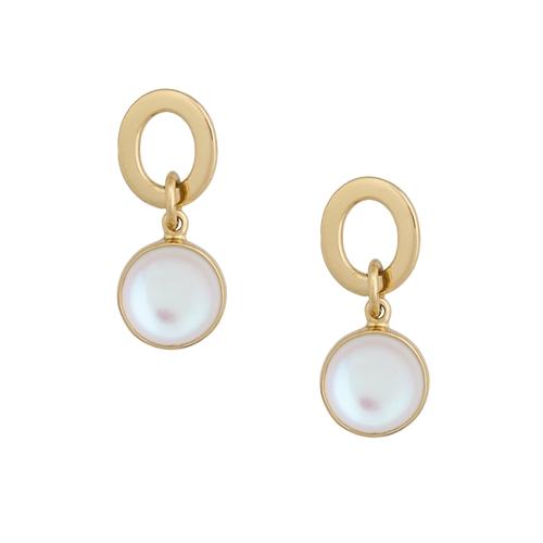 charles albert Alchemia Luminite Circle Post Earrings Alchemia Earrings
