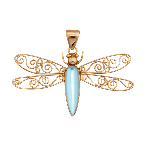 charles albert Alchemia Luminite Dragonfly Pendant Alchemia Pendants