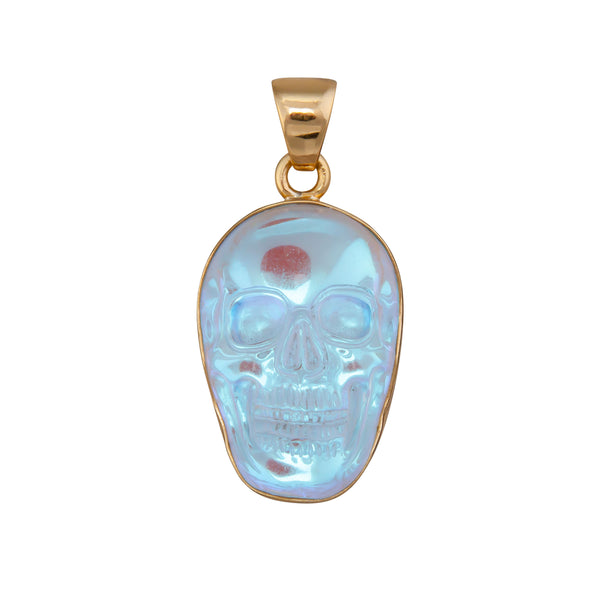 charles albert Alchemia Luminite Skull Pendant Alchemia Pendants