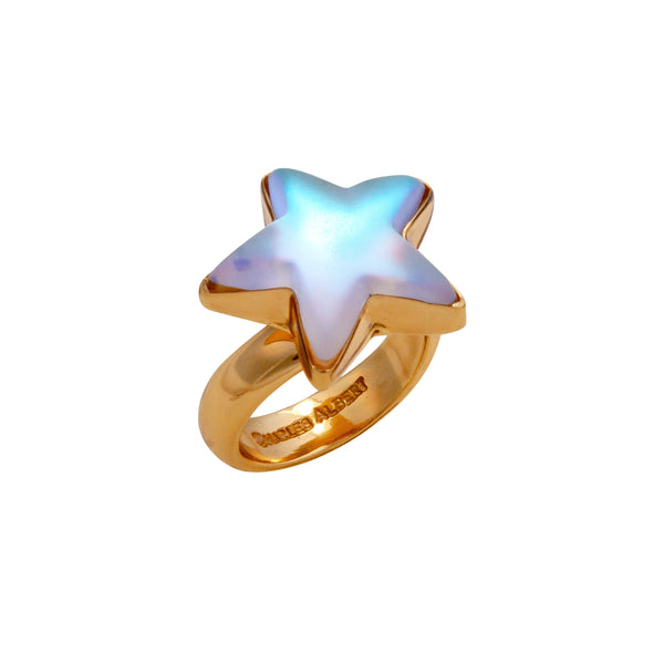 Charles Albert Alchemia Luminite Star Adjustable Ring Alchemia Rings