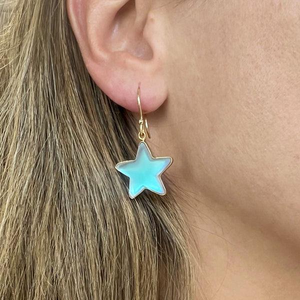 Charles Albert Alchemia Luminite Star Earrings Alchemia Earrings