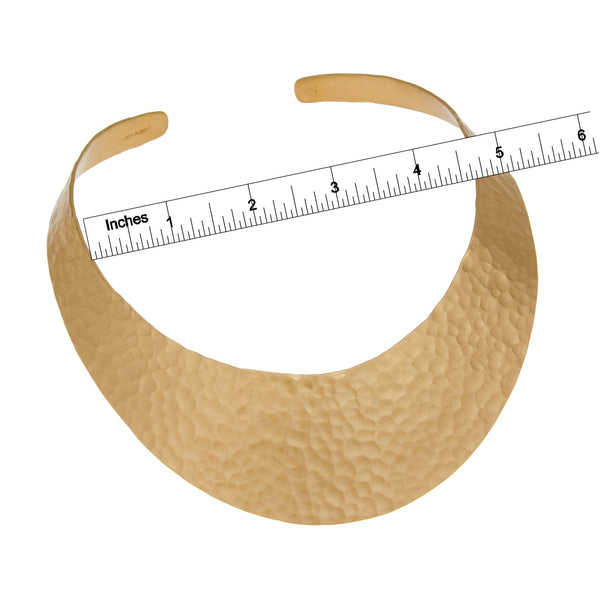 Charles Albert Alchemia Matte Hammered Wide Collar 45% Off - Discontinued Items