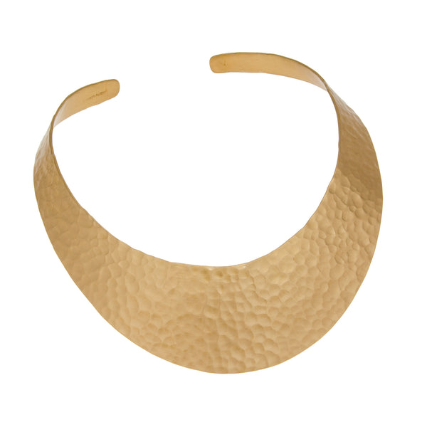 charles albert Alchemia Matte Hammered Wide Collar 45% Off - Discontinued Items