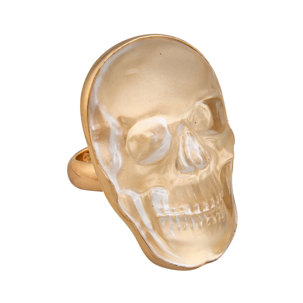 charles albert Alchemia Medium Skull Adjustable Ring Alchemia Rings