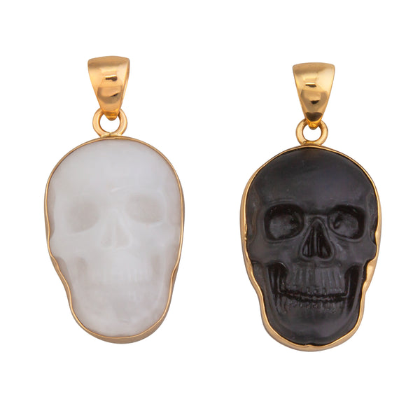 Charles Albert Alchemia Medium Skull Pendants Alchemia Pendants