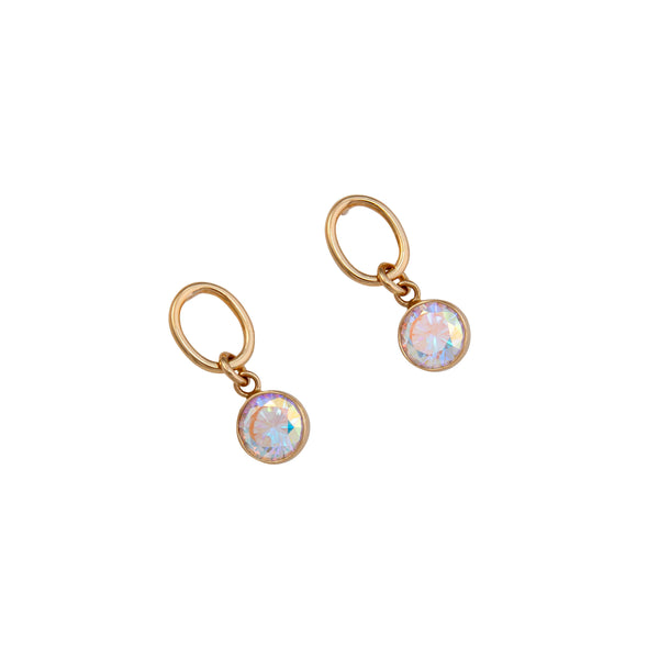 Charles Albert Alchemia Mercury Mist Circle Post Earrings Alchemia Earrings