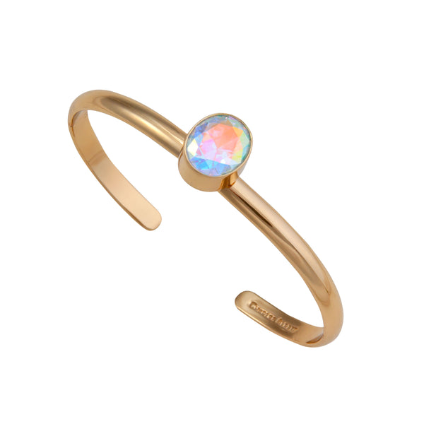 Charles Albert Alchemia Mercury Mist Oval Mini Cuff Alchemia Bracelets + Cuffs