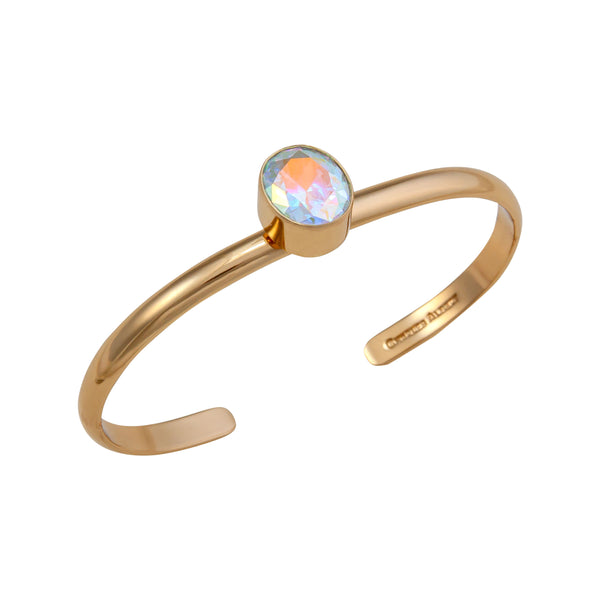 Charles Albert Alchemia Mercury Mist Oval Mini Cuff Alchemia Bracelets + Cuffs