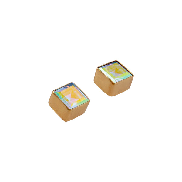 Charles Albert Alchemia Mercury Mist Square Post Earrings Alchemia Earrings