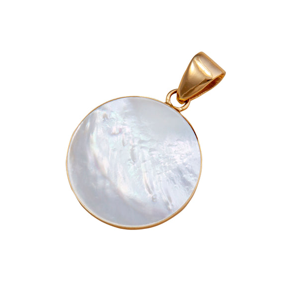 Charles Albert Alchemia Mother Of Pearl 35mm Round Pendant Alchemia Pendants