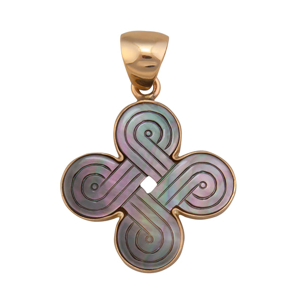 charles albert Alchemia Mother of Pearl Celtic Knot Pendant Alchemia Pendants