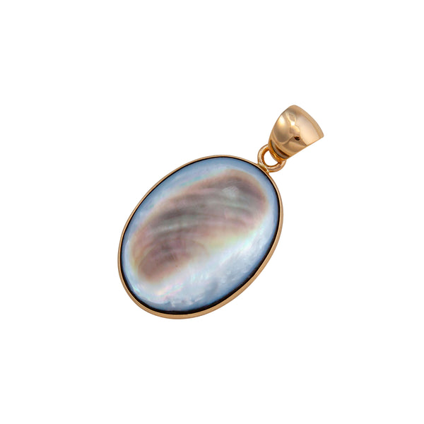 Charles Albert Alchemia Mother Of Pearl Oval Pendant Alchemia Pendants
