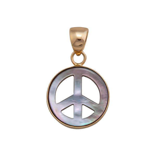 charles albert Alchemia Mother of Pearl Peace Sign Pendant Alchemia Pendants