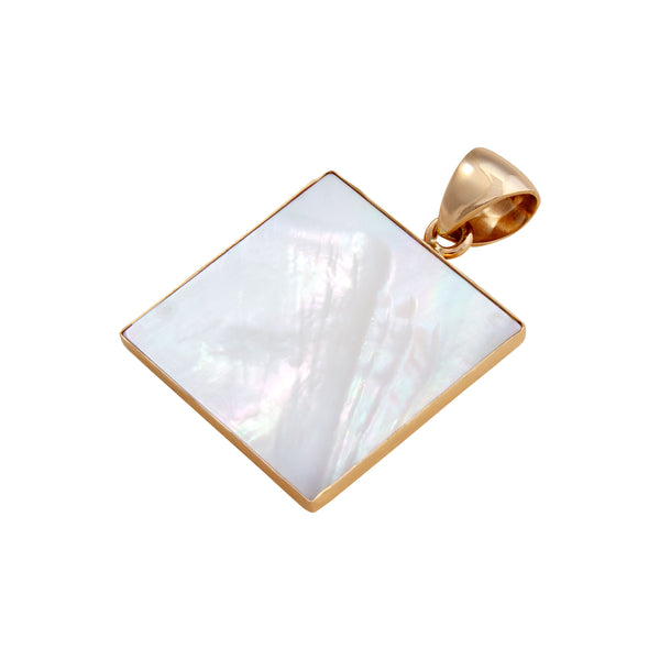 Charles Albert Alchemia Mother Of Pearl Square Pendant Alchemia Pendants