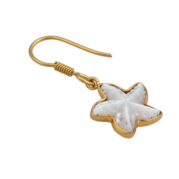 Charles Albert Alchemia Mother Of Pearl Starfish Drop Earrings Alchemia Earrings