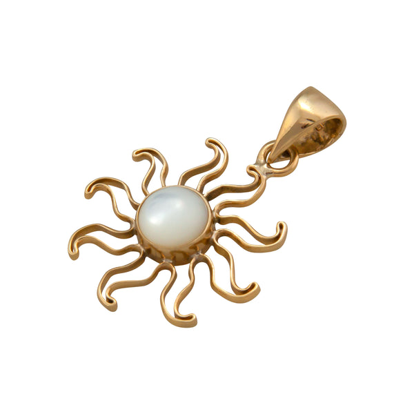 Charles Albert Alchemia Mother Of Pearl Sun Pendant Alchemia Pendants