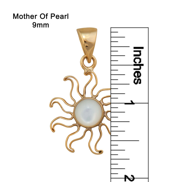 Charles Albert Alchemia Mother Of Pearl Sun Pendant Alchemia Pendants