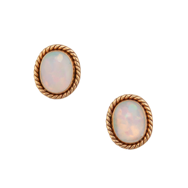 Charles Albert Alchemia Multi Colored Synthetic Opal Rope Post Earrings Alchemia Earrings