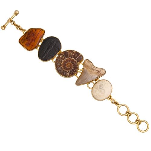 charles albert Alchemia Multi-Fossil Bracelet Alchemia Bracelets + Cuffs