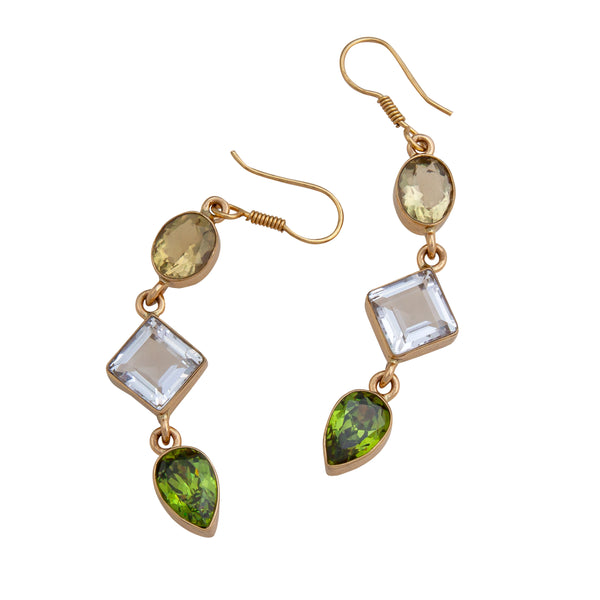 Charles Albert Alchemia Multi-Gemstone Drop Earrings Alchemia Earrings