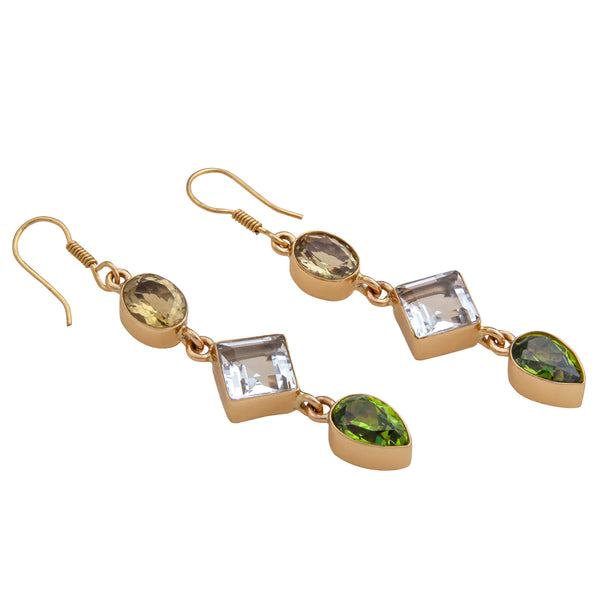 Charles Albert Alchemia Multi-Gemstone Drop Earrings Alchemia Earrings