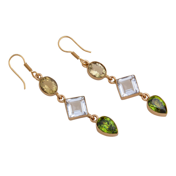 Charles Albert Alchemia Multi-Gemstone Drop Earrings Alchemia Earrings