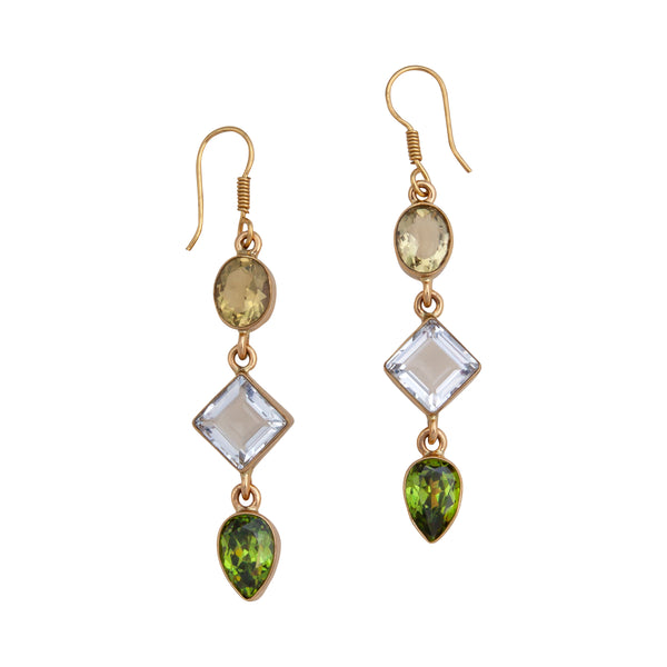 charles albert Alchemia Multi-Gemstone Drop Earrings Alchemia Earrings
