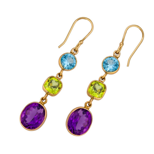 Charles Albert Alchemia Multi-Gemstone Earrings Alchemia Earrings