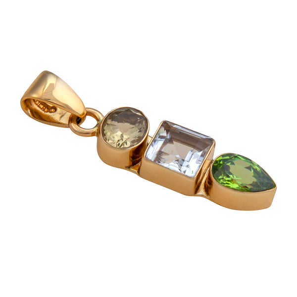 Charles Albert Alchemia Multi-Gemstone Pendant Alchemia Pendants